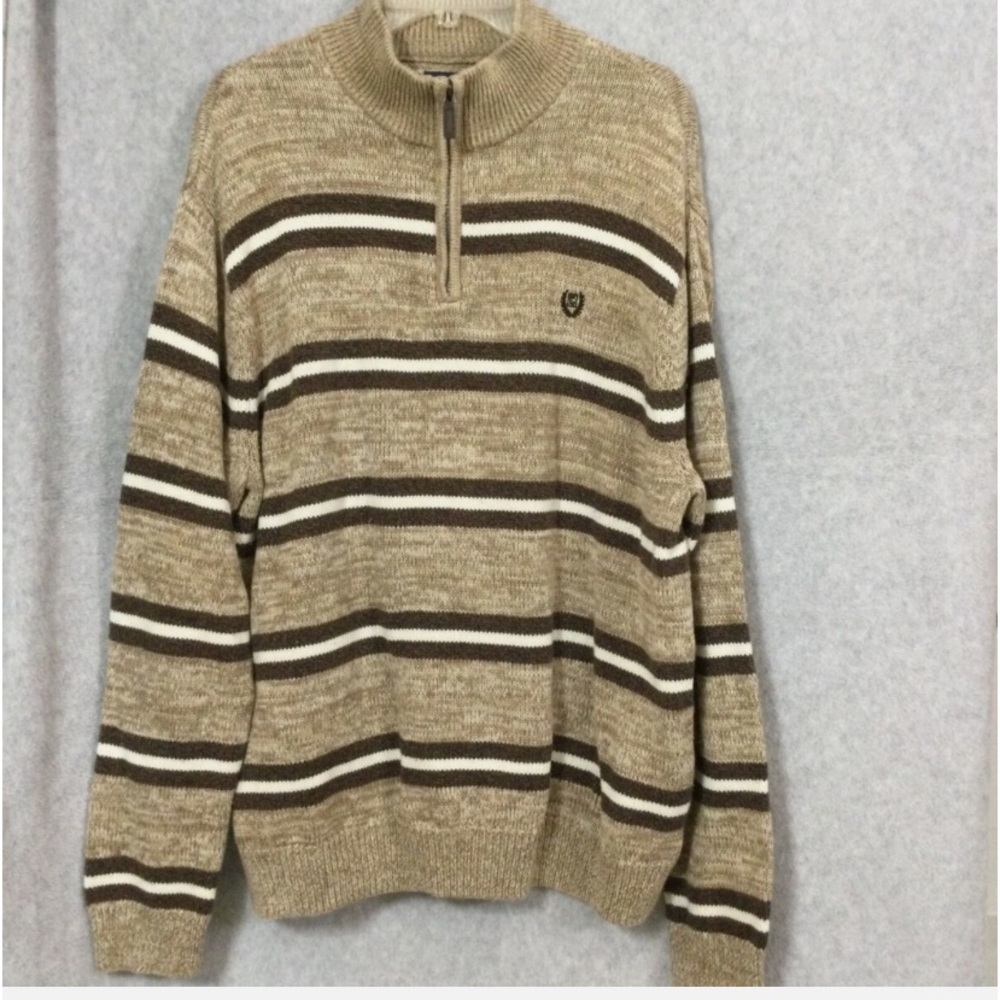 Chaps/Men’s/Unisex/3/4 Zip Sweater/ Size XL